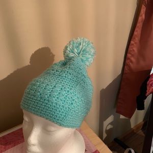 Hand crocheted teen/adult winter hat